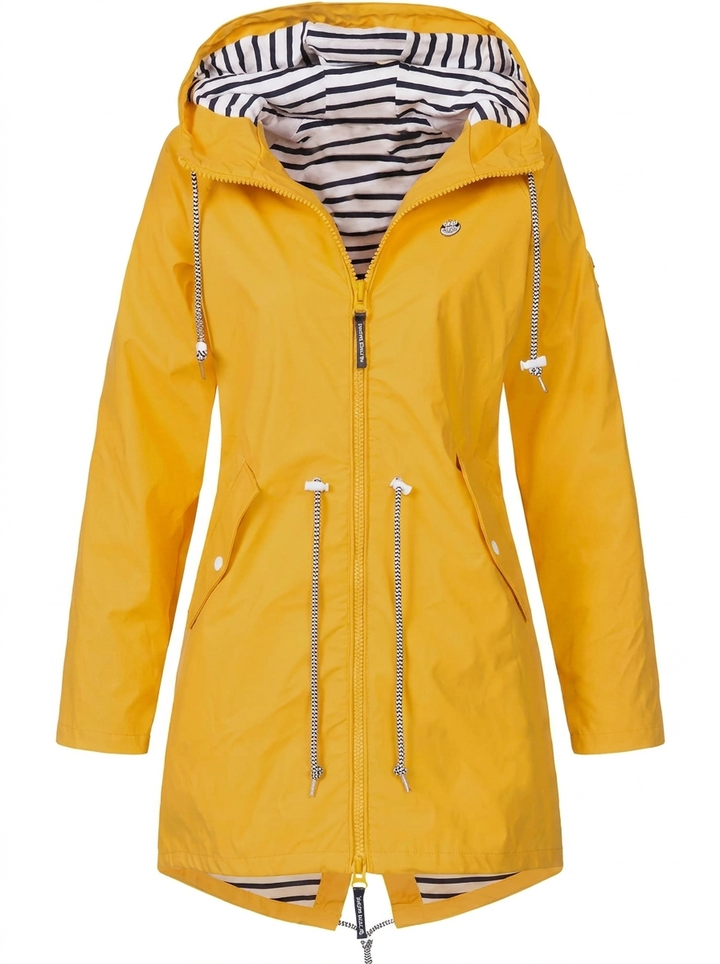 Dames Gewatteerde Hoodie Met Rits Utility Jas
