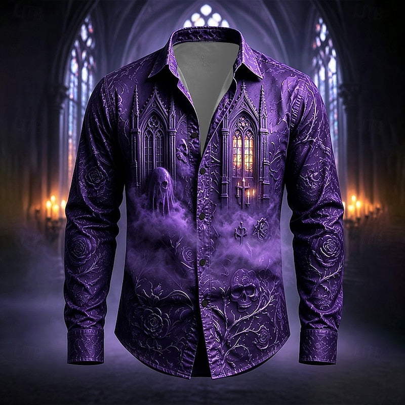 Victor | Gotische Halloween Statement Shirt