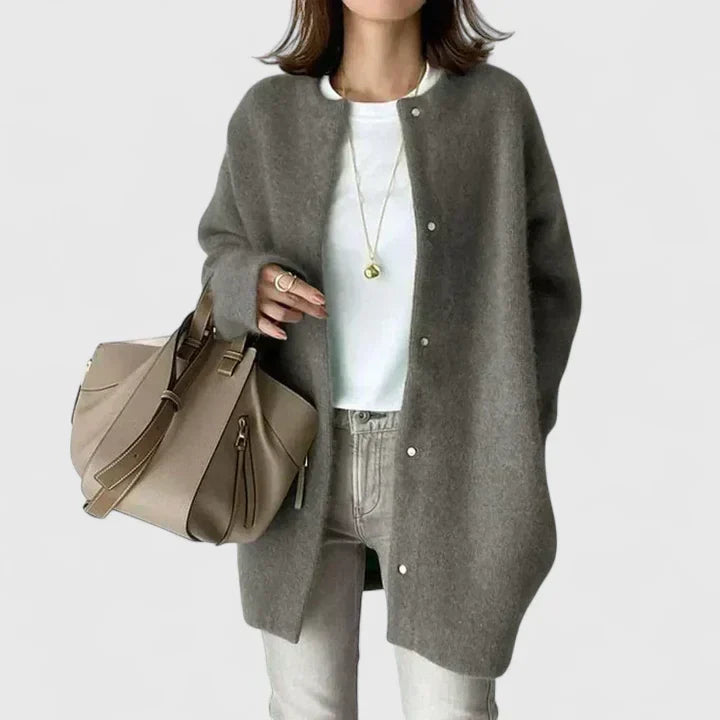 HERA – RELAXED BUTTON-DOWN CARDIGAN