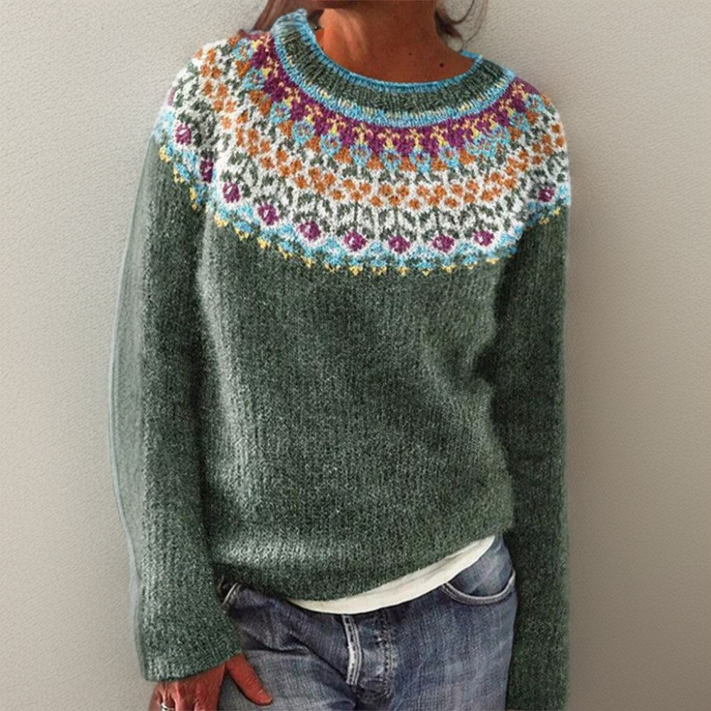Jasmina | Mooie trui in vintage-stijl