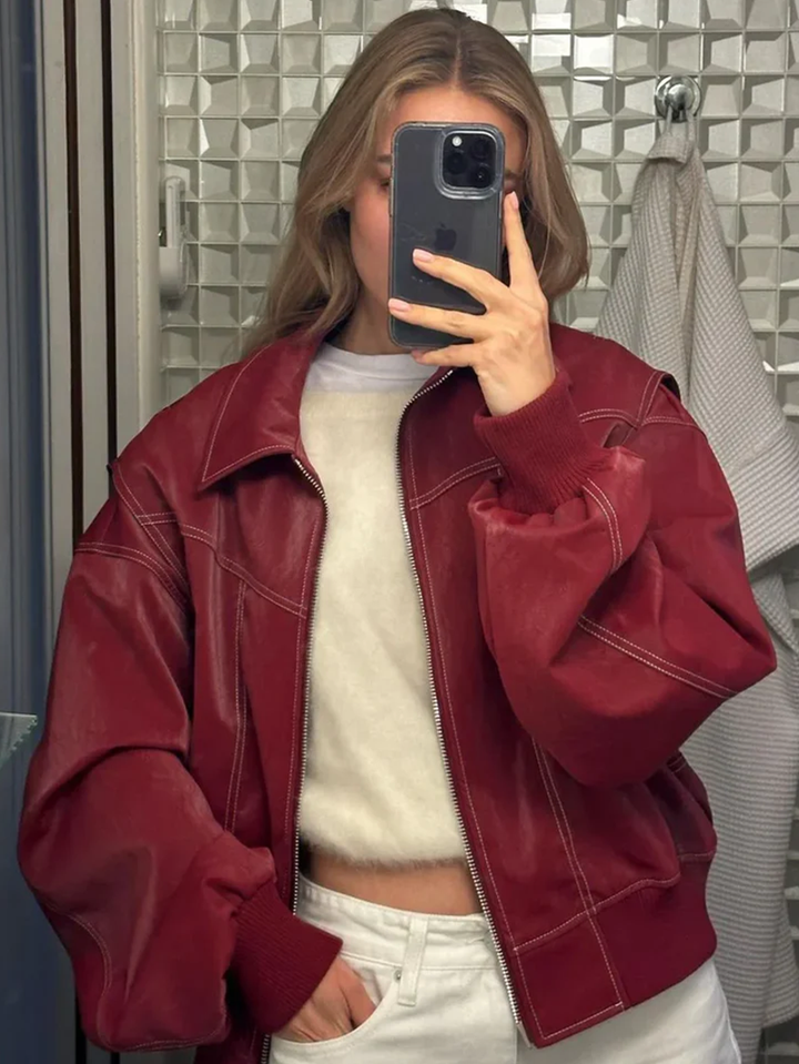 Oversized Contrast Jast - Beperkte Verkoop