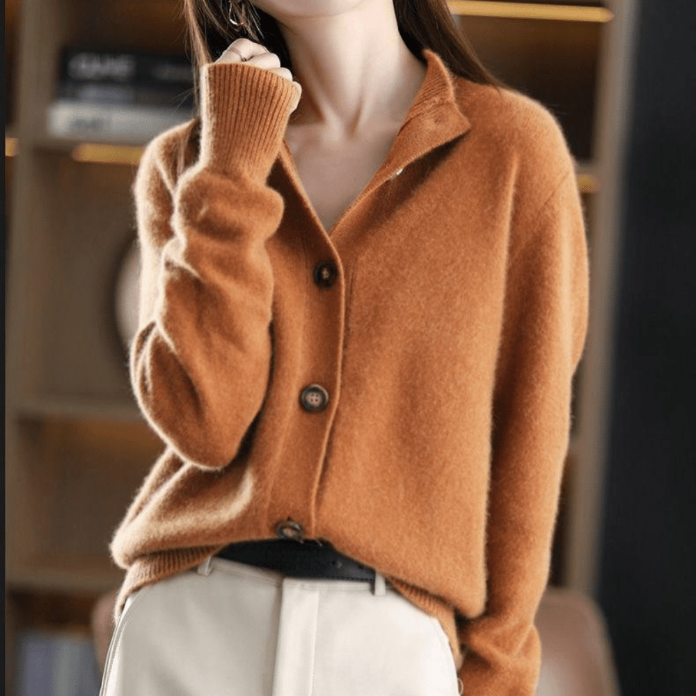 Anita - Cashmere Gebreide Cardigan