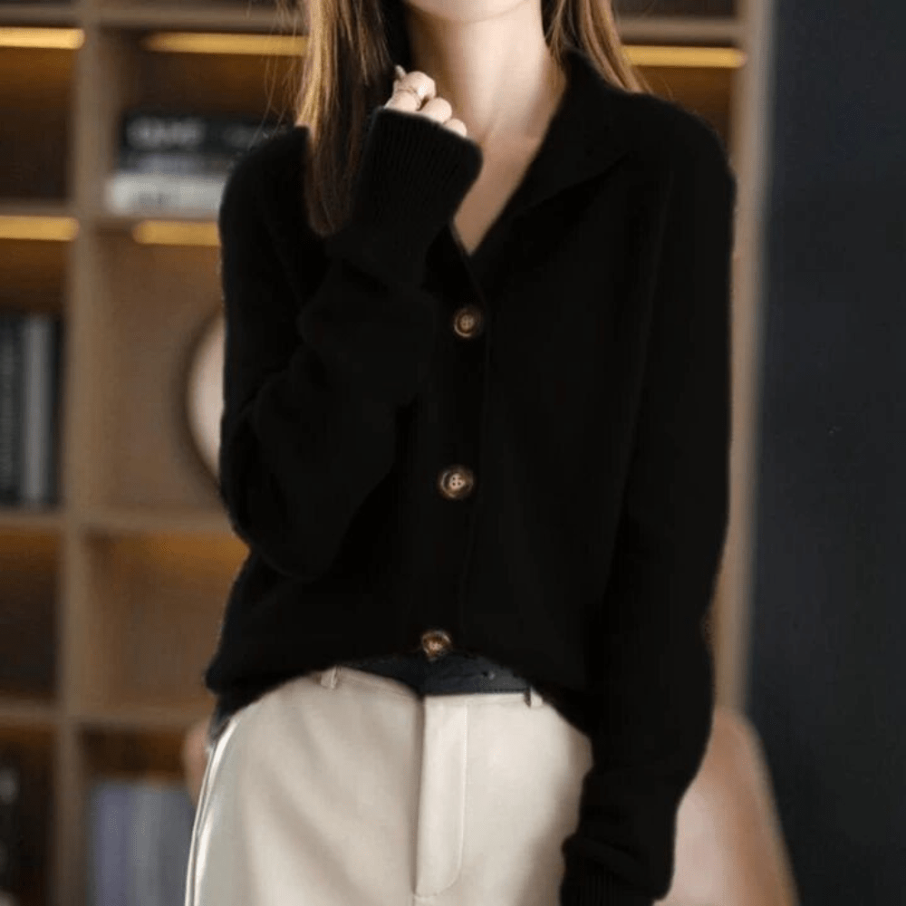 Anita - Cashmere Gebreide Cardigan