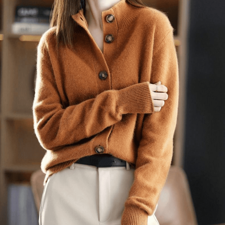 Anny - Luxueuze Kasjmier Gebreide Cardigan
