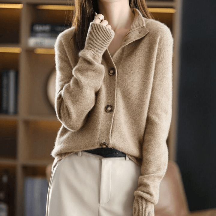 Anny - Luxueuze Kasjmier Gebreide Cardigan