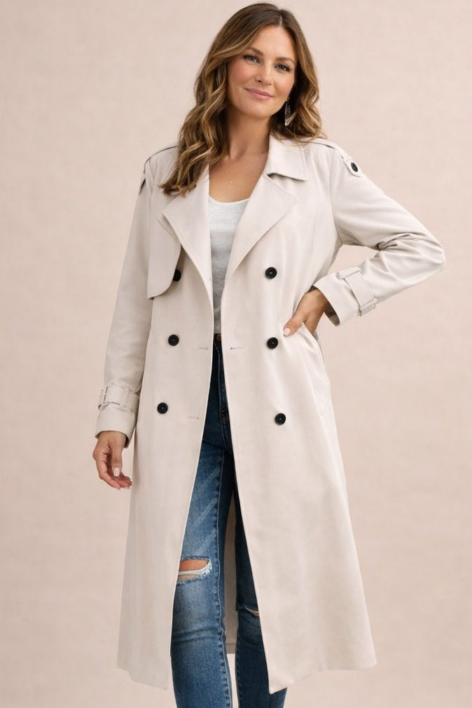 Irem | Gelaagde Ceintuur Trenchcoat