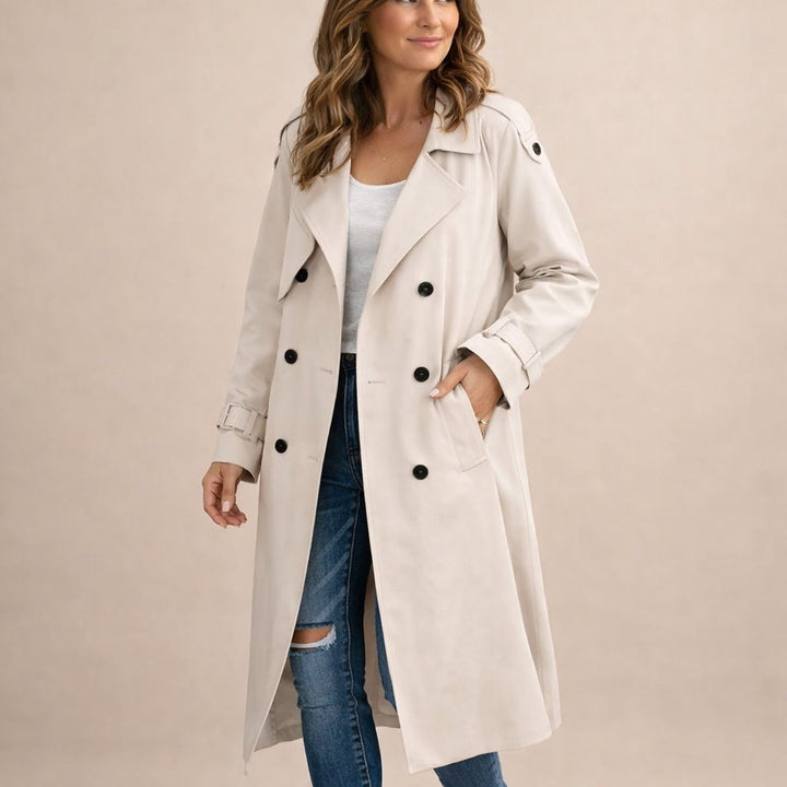 Irem | Gelaagde Ceintuur Trenchcoat