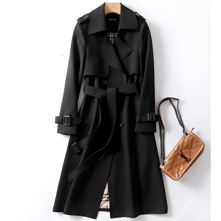 Jade | Gecincherde Tailored Verfijnde Trenchcoat