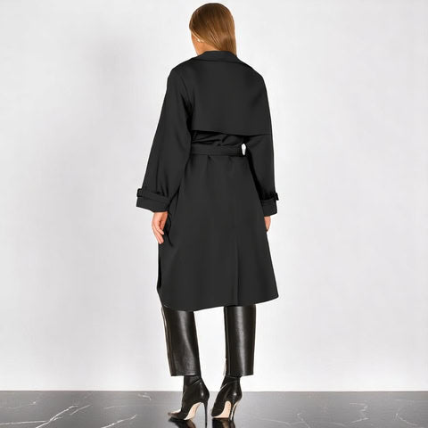 Jade | Gecincherde Tailored Verfijnde Trenchcoat