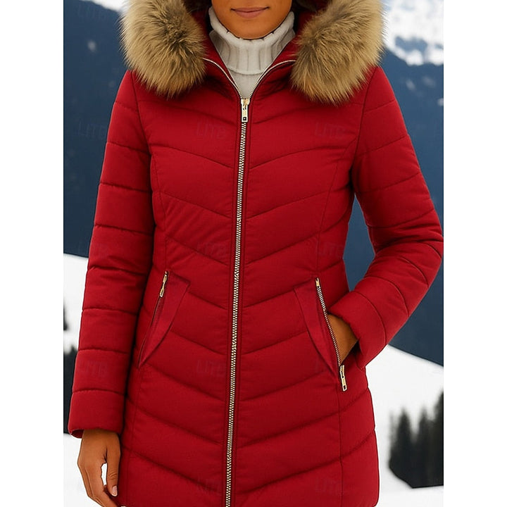 Gwendolyn | Gewatteerde Winterparka met Capuchon
