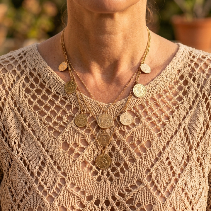 Sunfara – Vrouwen Boheemse Haak V-Hals Top