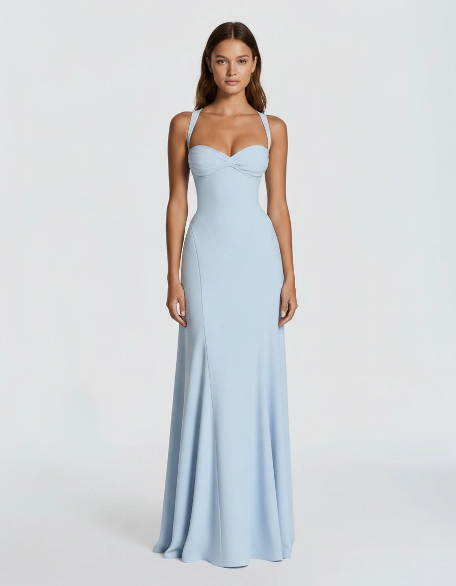 Liquid Satin Jurk Dames Elegant Avondjurk