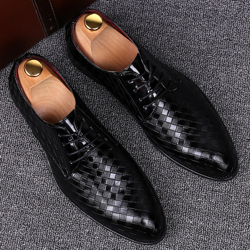 Lucas | Formele leren nette veterschoenen voor mannen