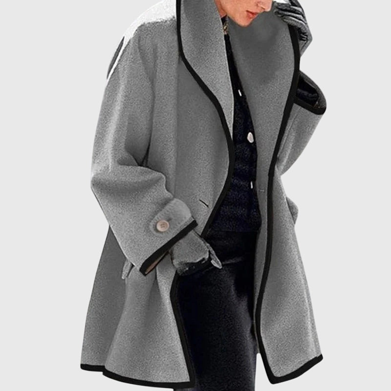 Maria | Lange Tailored Verfijnde Jas