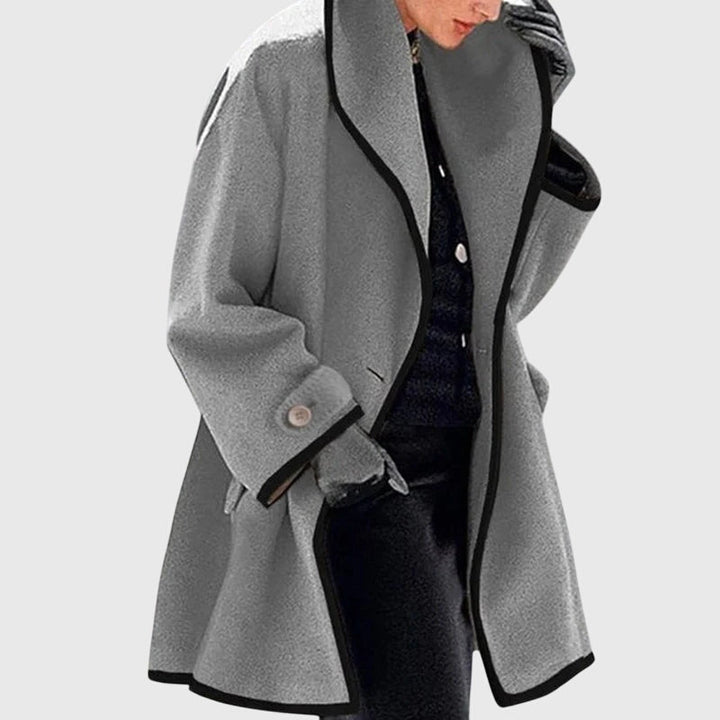 Maria | Lange Tailored Verfijnde Jas