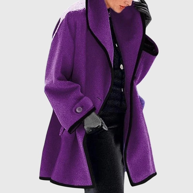 Maria | Lange Tailored Verfijnde Jas
