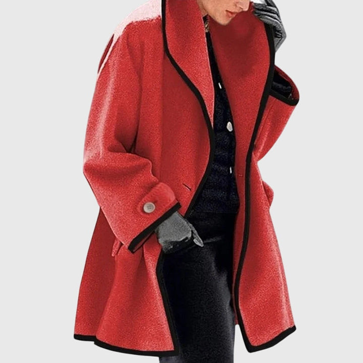 Maria | Lange Tailored Verfijnde Jas