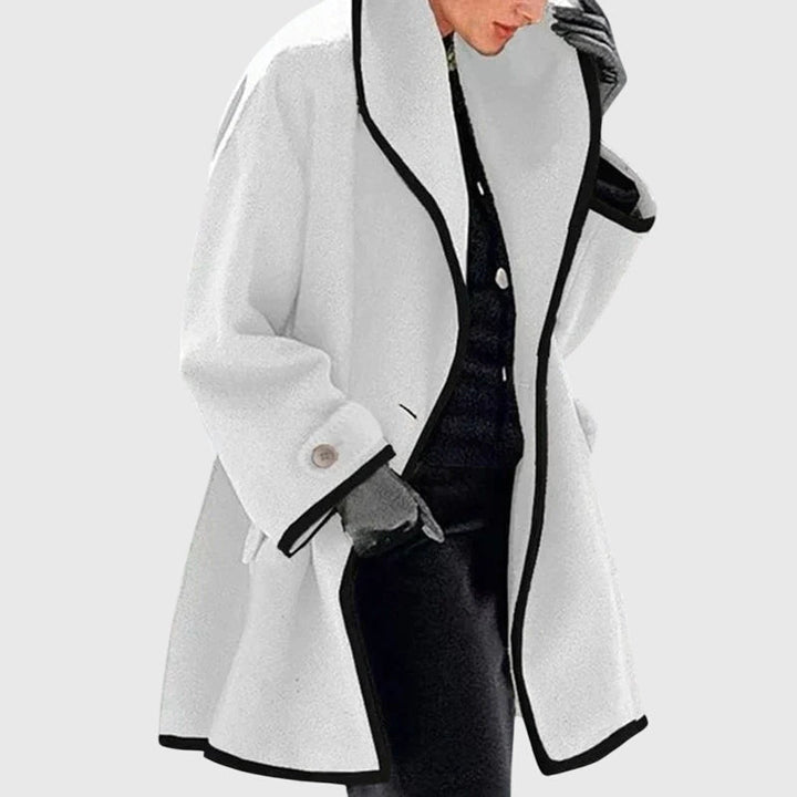 Maria | Lange Tailored Verfijnde Jas