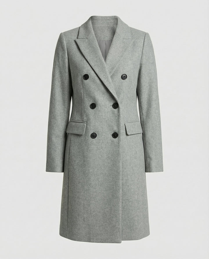Melis | Chic Trenchcoat met Notch-Lapel en Kap