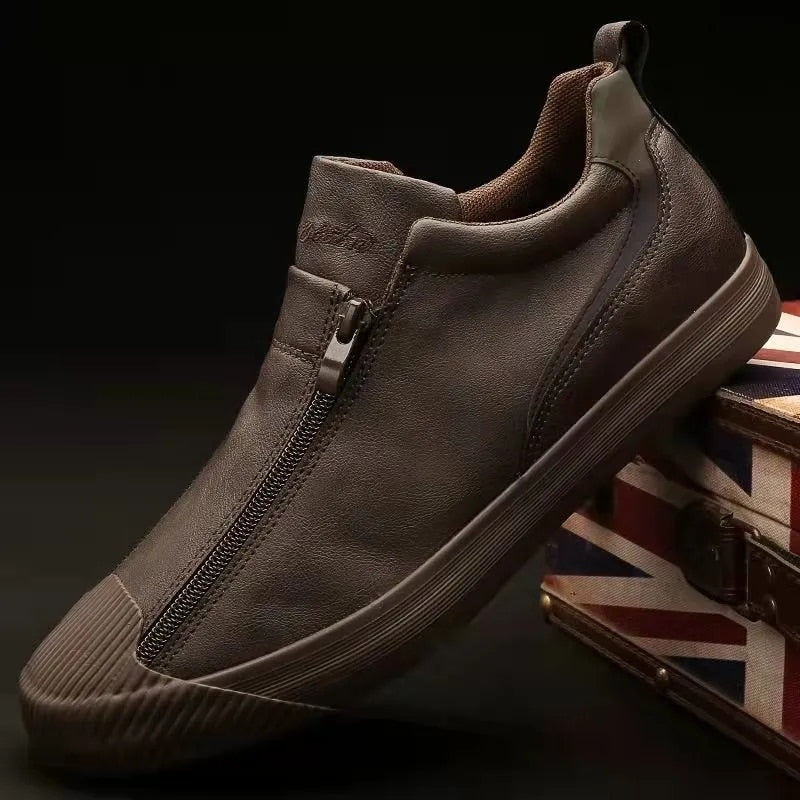 Heren Sneakers met Rits en Comfort – Noah