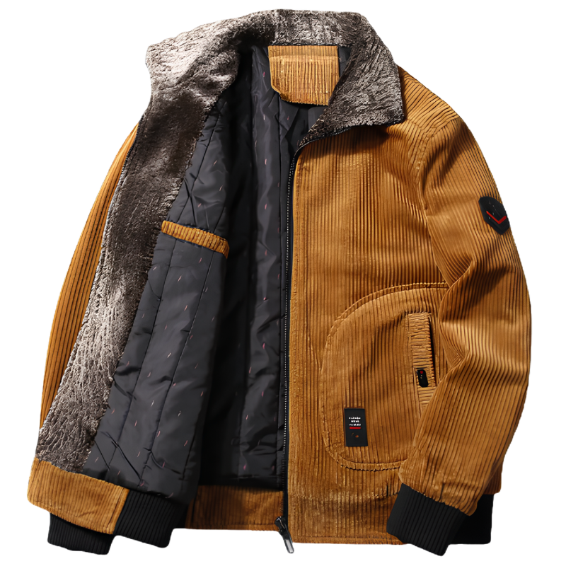 Heren Corduroy Bomberjack - Warme Winterstijl