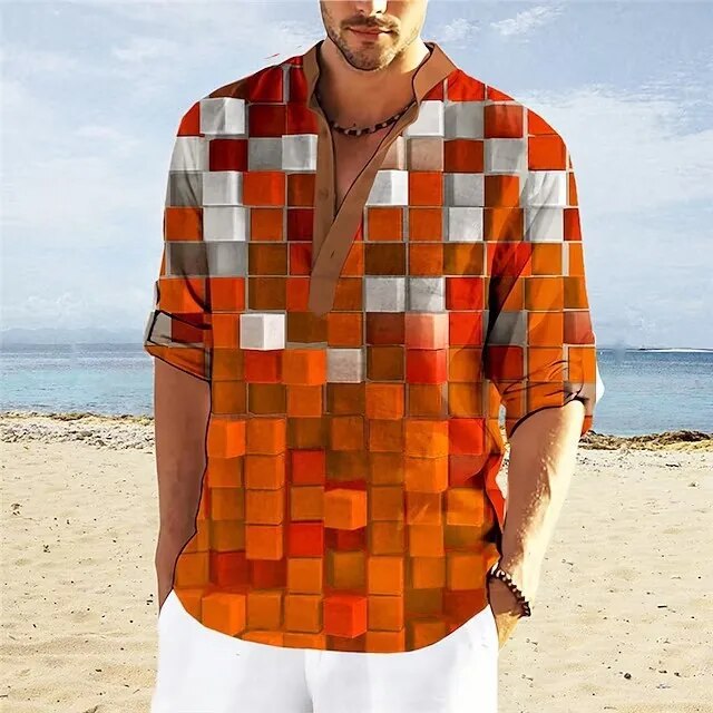 Milander | Heren Poloshirt met 3D Print