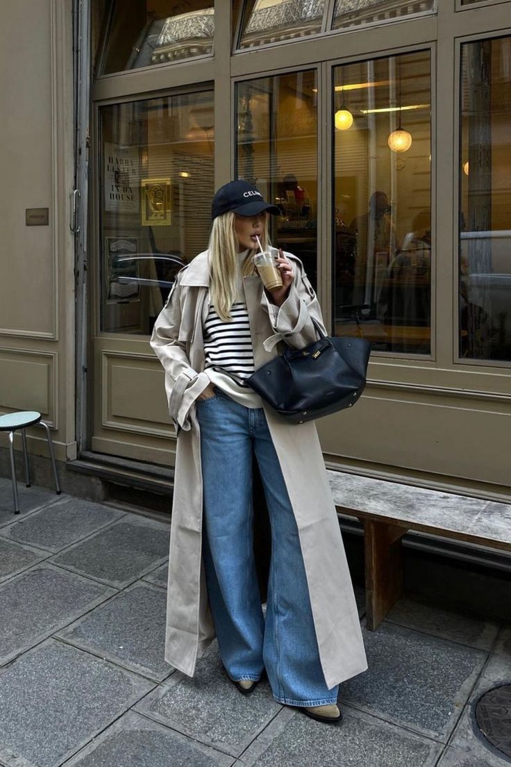 Dames Oversized Dubbelzijdige Trenchcoat