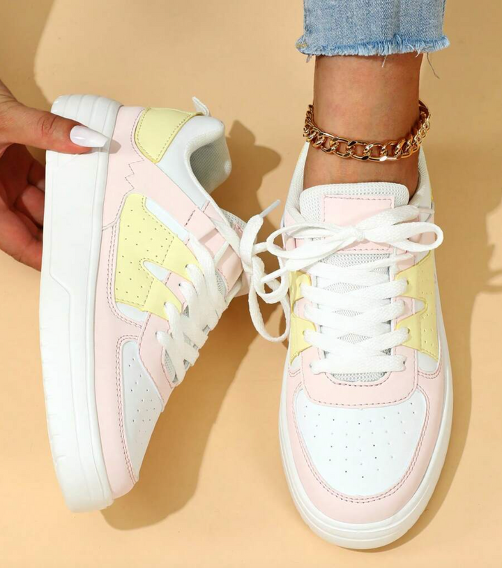 Trendy Dames Sneakers Met Comfortabele Pasvorm Voor Elke Dag