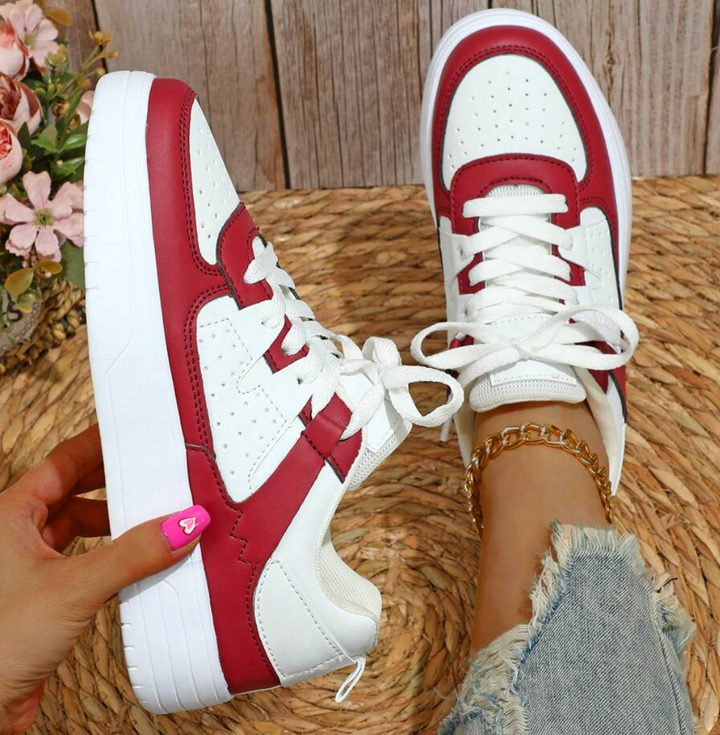 Trendy Dames Sneakers Met Comfortabele Pasvorm Voor Elke Dag