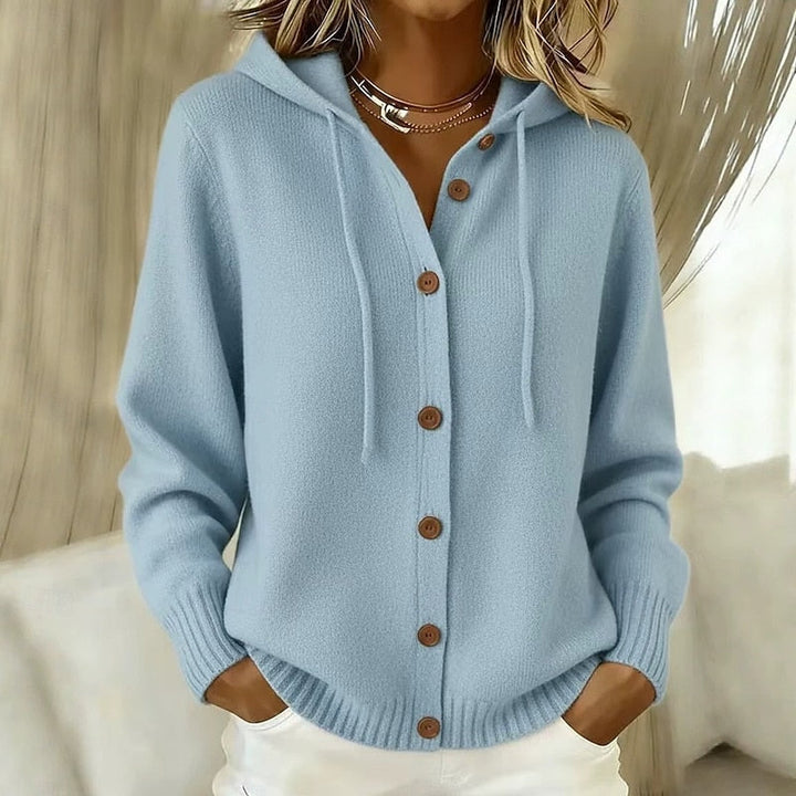 Freya | Gewatteerde Knopen-Down Cardigan