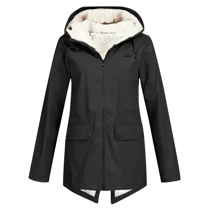 Nika | Oversized Sleek Trench Coat met Notch-Lapel
