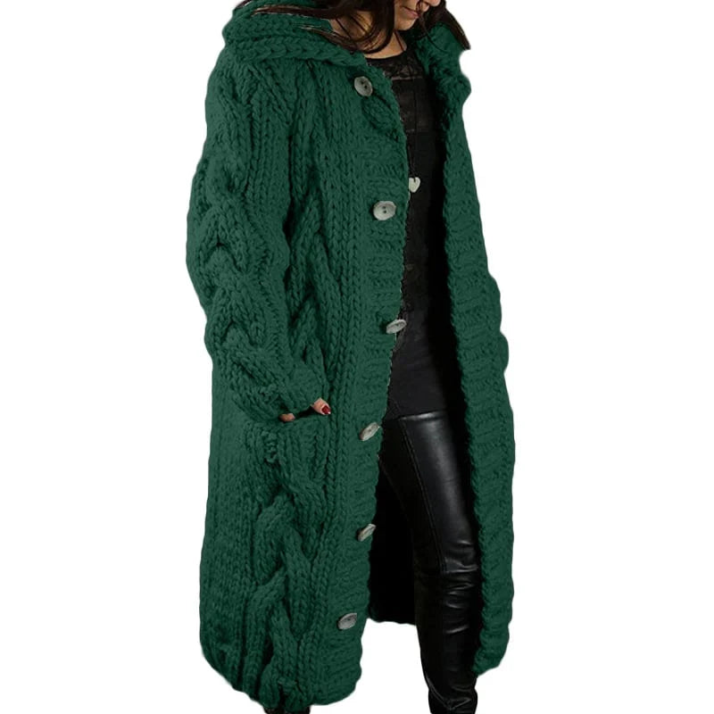 Nina | Stijlvol Dik Gebreid Dames Vest