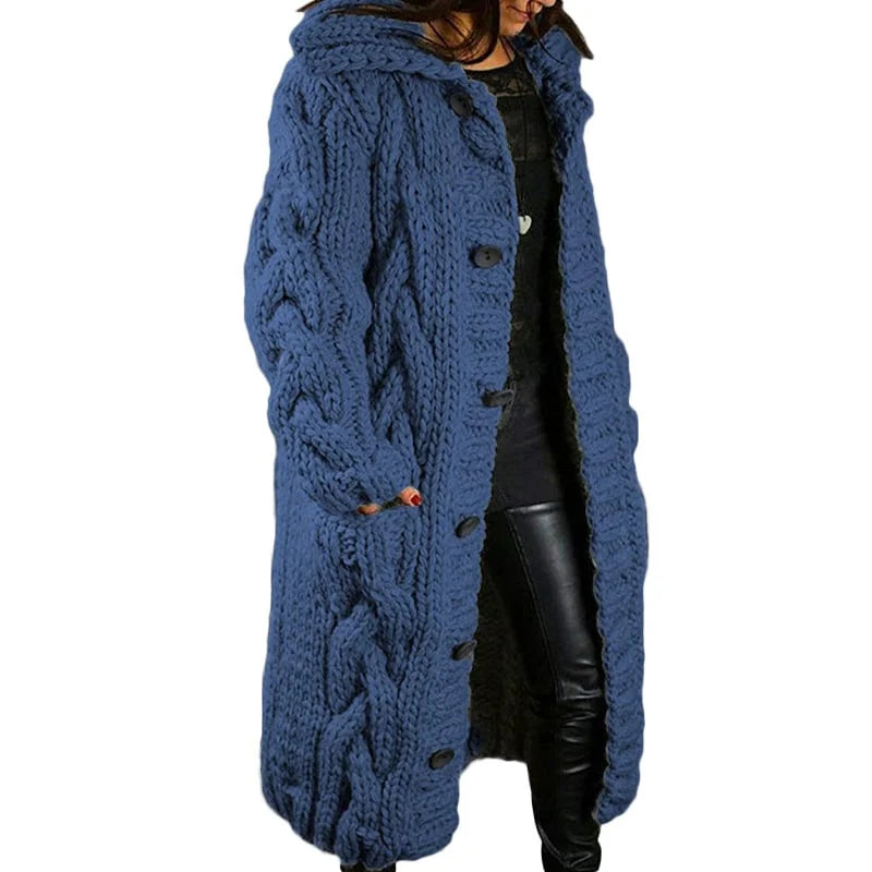 Nina | Stijlvol Dik Gebreid Dames Vest