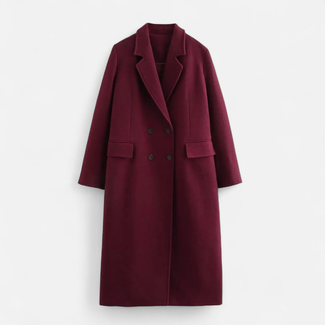Cordelia | Notch-Lapel Dubbelzijdige Tijdloze Trenchcoat