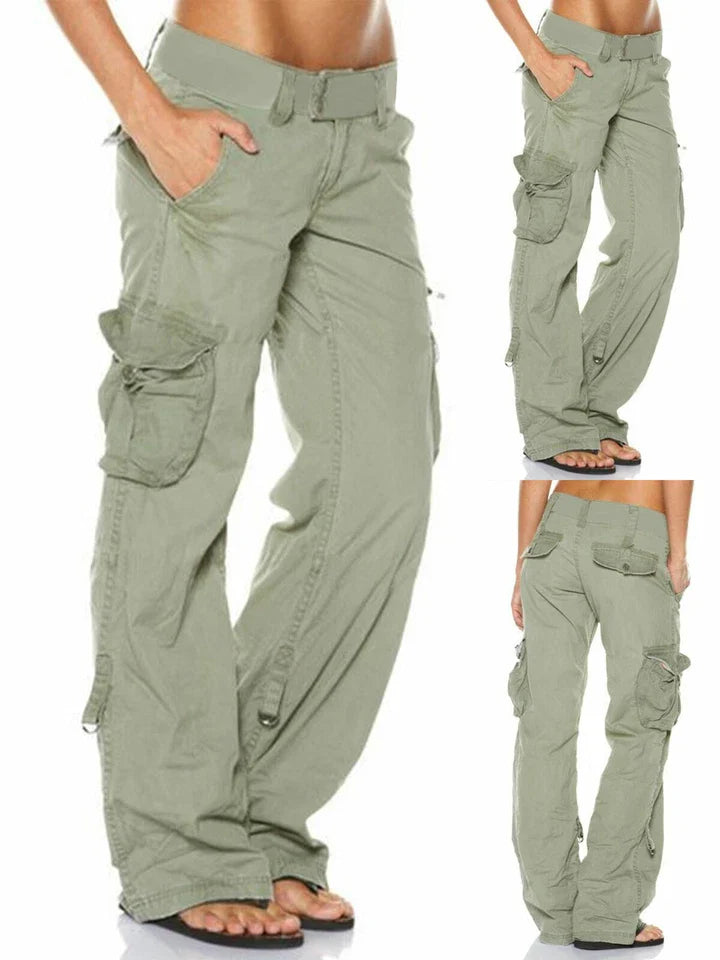Robuuste Comfortabele Cargo Broek Voor Dames Met Zakken