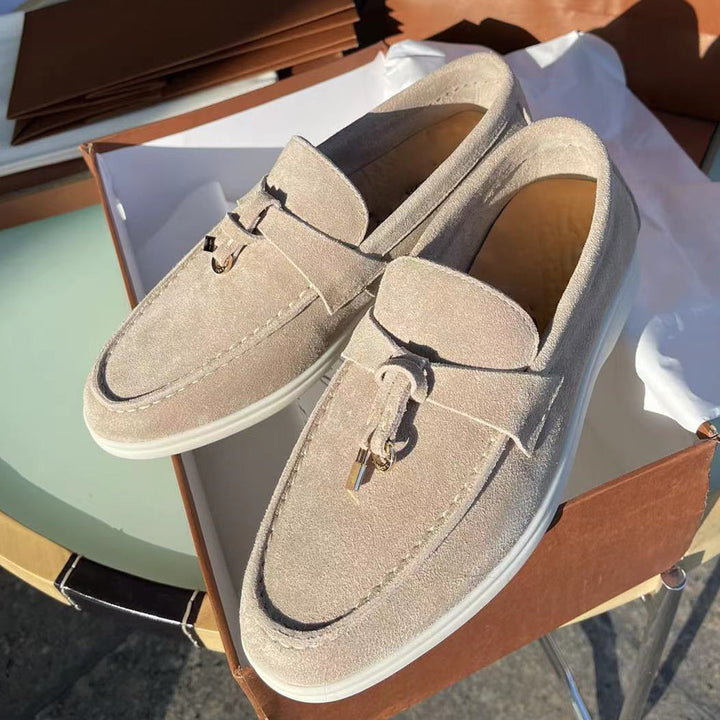 Zina - Suede loafers voor dames