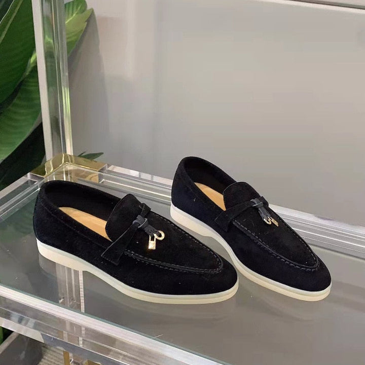 Zina - Suede loafers voor dames