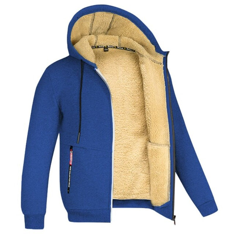 Sherpa | Wollen herenvest met capuchon