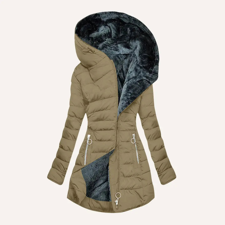 SAMANTHA – ELEGANTE ASYMMETRISCHE WINTERJAS