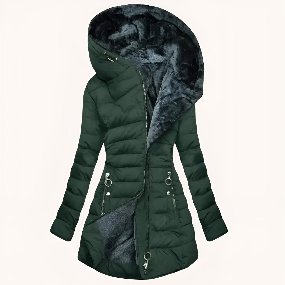 SAMANTHA – ELEGANTE ASYMMETRISCHE WINTERJAS