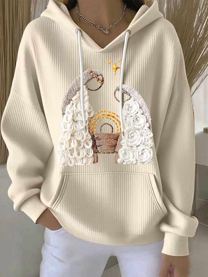 Dames Kerst Jezus Geboorte Hoodies