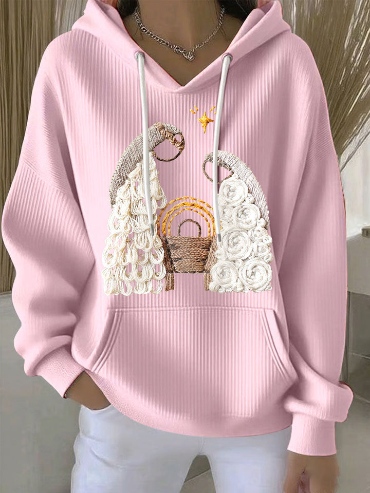 Dames Kerst Jezus Geboorte Hoodies