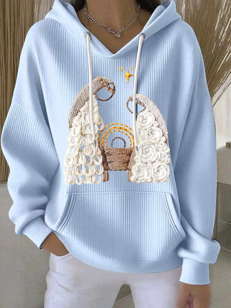 Dames Kerst Jezus Geboorte Hoodies