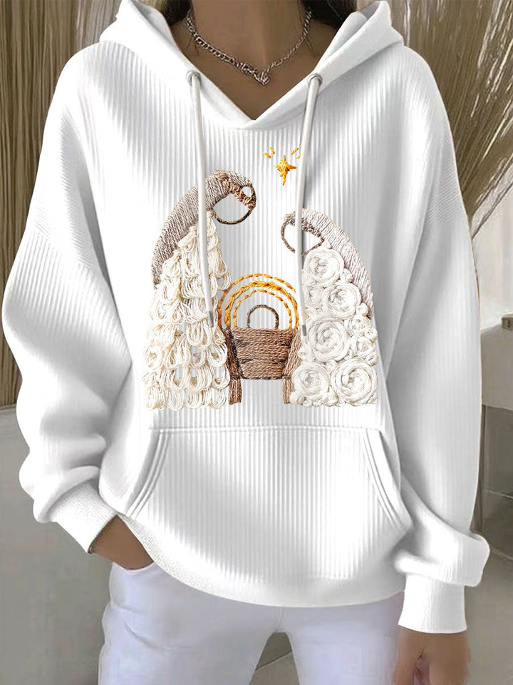 Dames Kerst Jezus Geboorte Hoodies