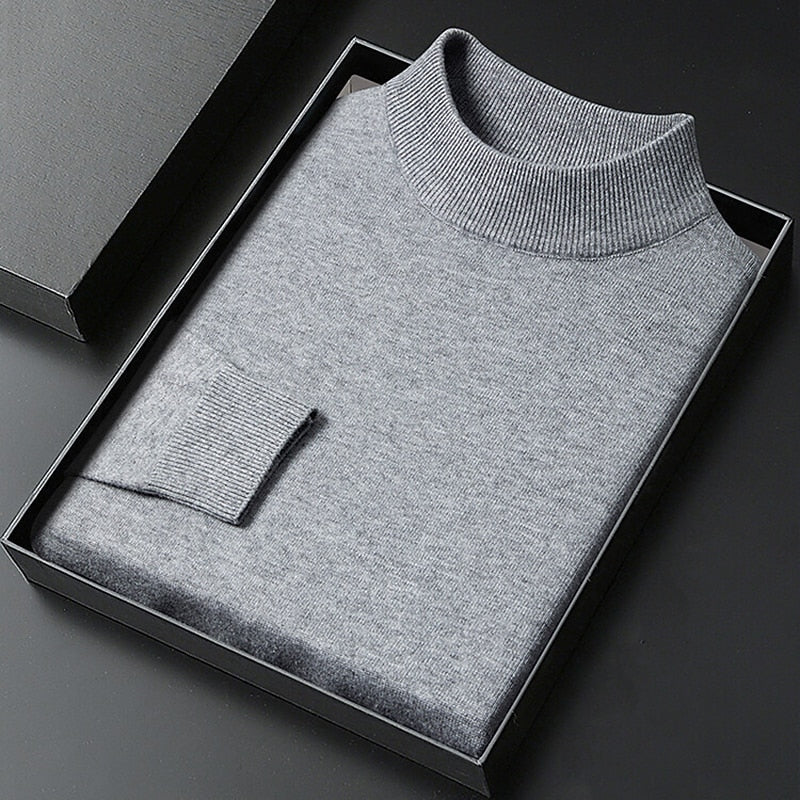 Winston | Verfijnde Mock Neck Trui