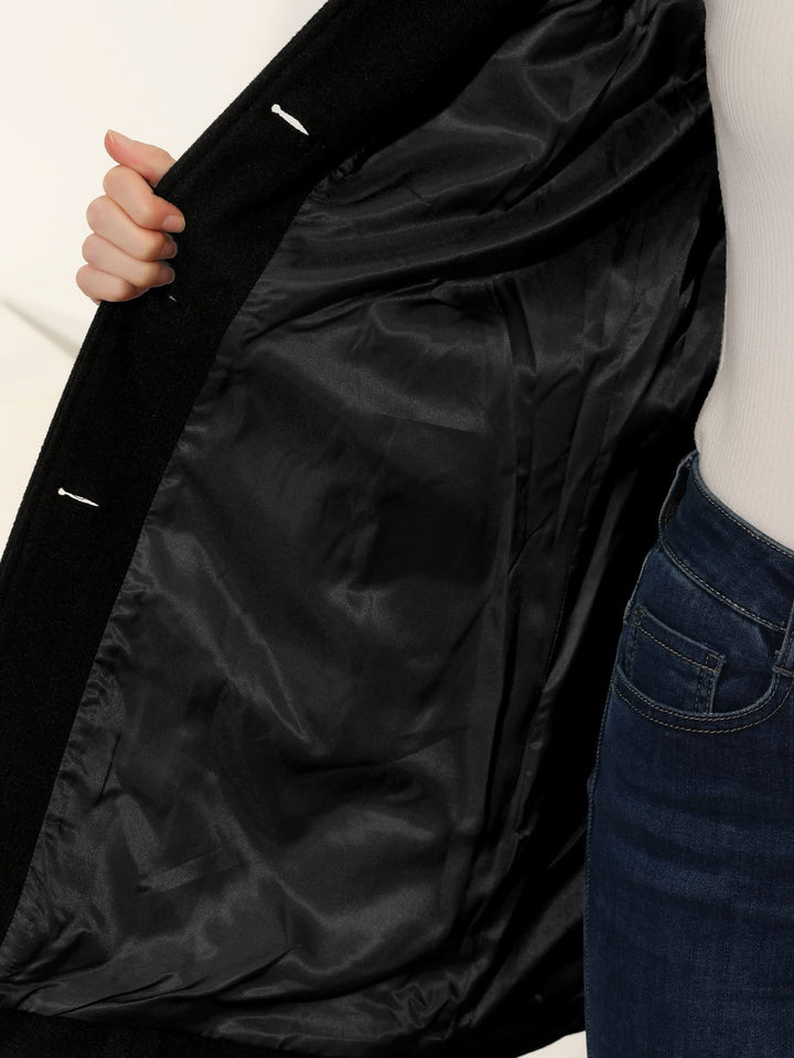 Trijntje | Fit-and-Flare Notch-Lapel Redactionele Trenchcoat