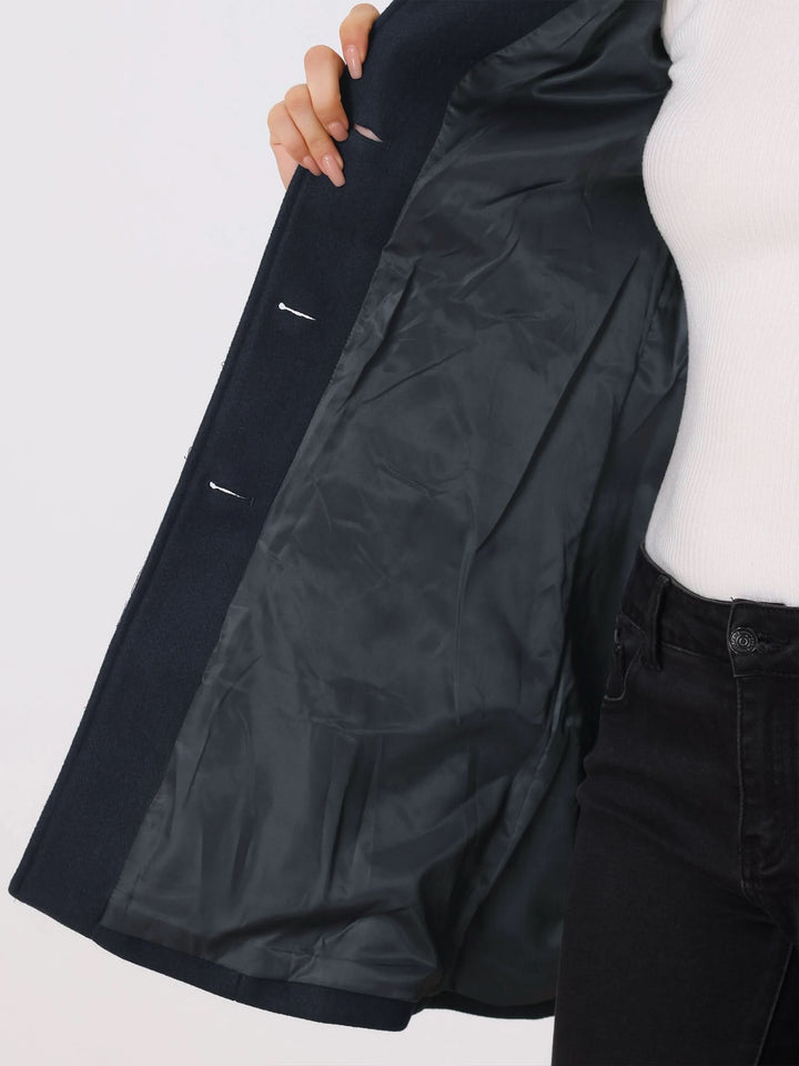 Trijntje | Fit-and-Flare Notch-Lapel Redactionele Trenchcoat