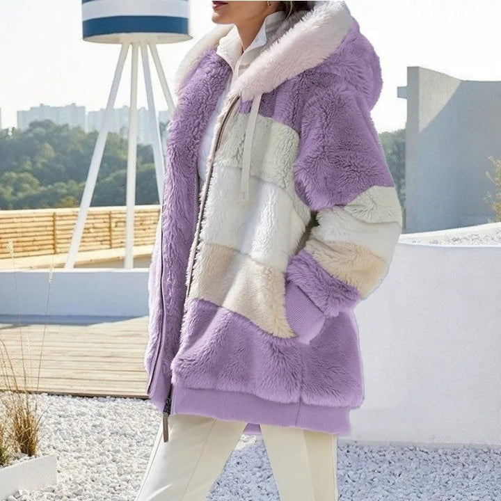 EMMA - SNOW LUXE ZIP HOODIE