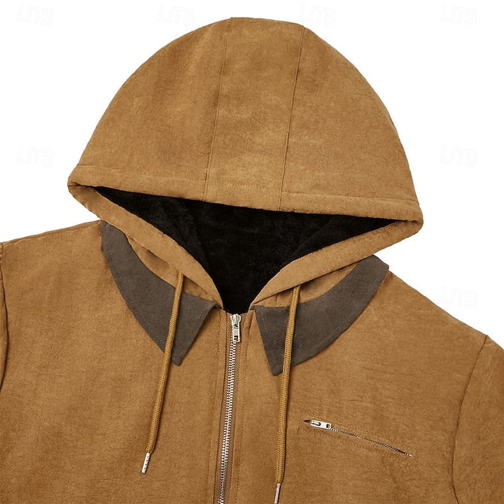 Gideon | Fleece-gevoerde Hooded Jast