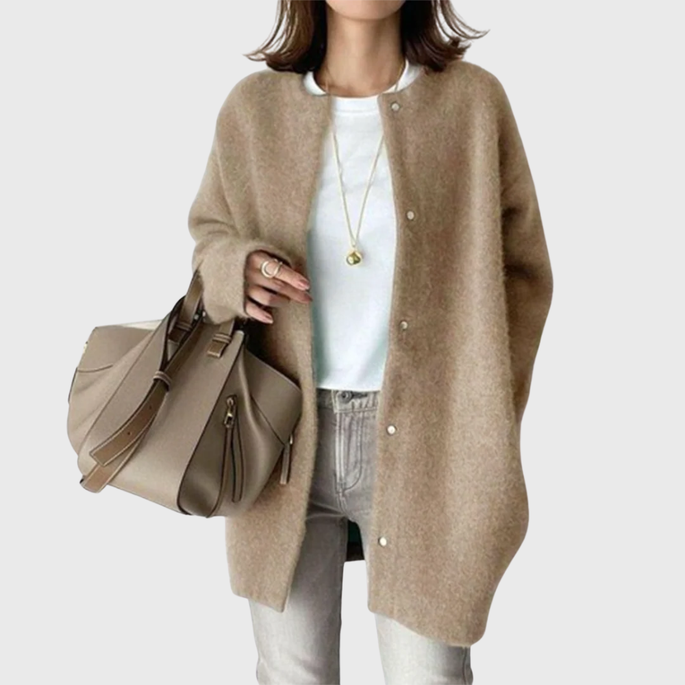Wanda | Langlijn Open-Front Cardigan